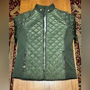 Olive Jacket with Gold Appointments